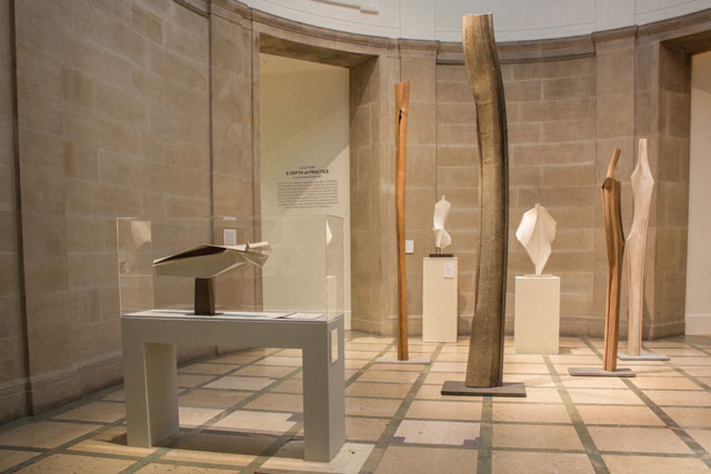 Ages of Wonder – Scotland's Art 1540 to now, installation view, Sculpture Court (west), Keith Rand studio gift.