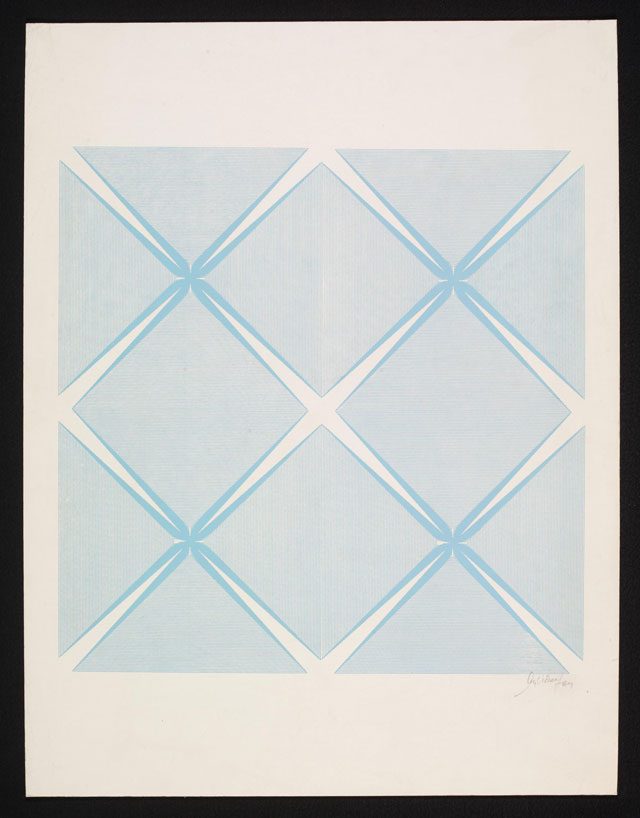 Miguel Ángel Vidal (1928-2009). Generative Structure, Argentina, 1969. Given by the Computer Arts Society, supported by System Simulation Ltd London, V&A E.193-2008 © Victoria & Albert Museum.