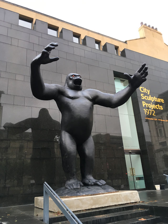 Nicholas Monro’s King Kong outside the Henry Moore Institute, Leeds, 2016. Photograph: Derek Horton.