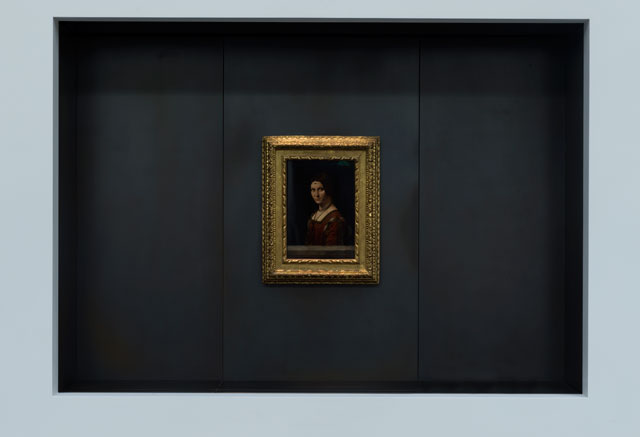 Leonardo da Vinci, La Belle Ferroniere, musée du Louvre. © Louvre Abu Dhabi, MD.