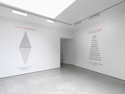 Richard Long. Installation view (3). Lisson Gallery, London, 23 May – 12 July. Courtesy the artist and Lisson Gallery.