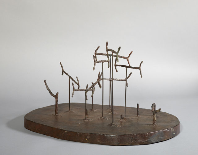 William Turnbull. Aquarium, 1949. Bronze, 28 x 38 x 50.8 cm. National Galleries of Scotland. Purchased from the Henry and Sula Walton Fund with help from Art Fund 2014 + logo. © Estate of William Turnbull. All rights reserved, DACS 2017.