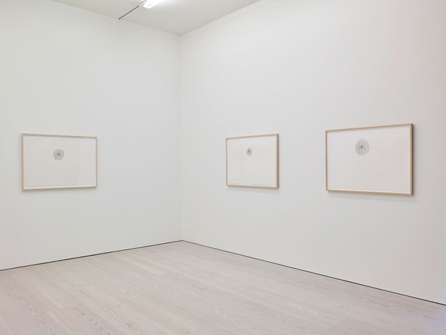 Giuseppe Penone, Three works from Fingerprints (1994), each 70.8 x 100.3 cm. Courtesy of Marian Goodman Gallery.