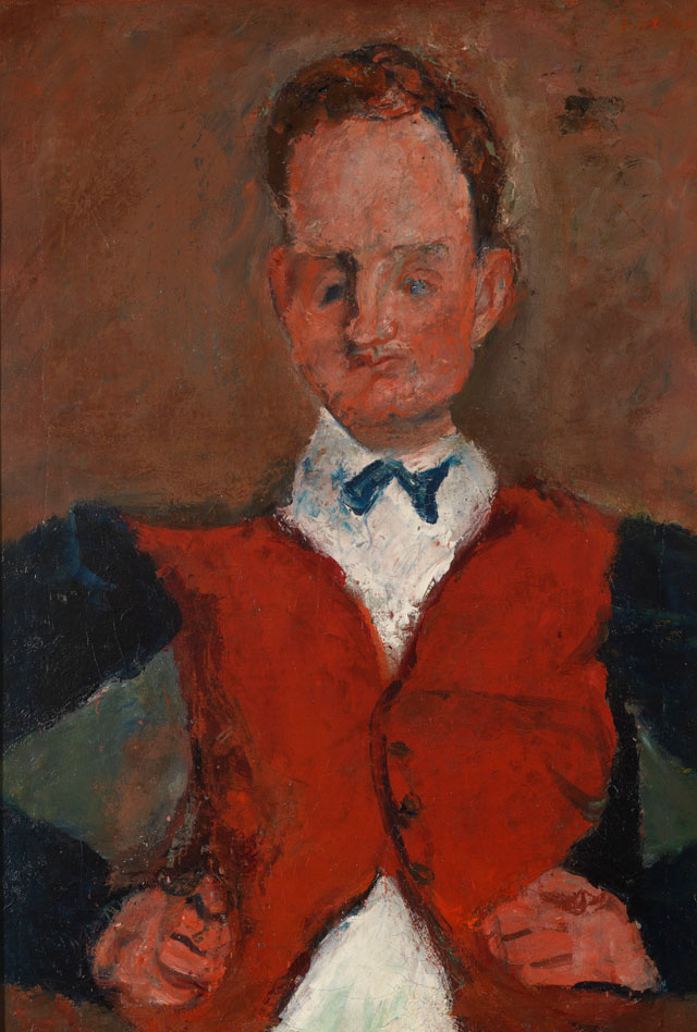 Chaïm Soutine. Le valet de chambre, c1927, 71 x 49 cm. Private collection.