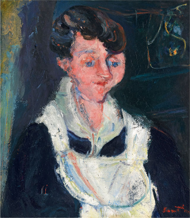Chaïm Soutine. Waiting Maid (La soubrette), c1933, 46.5 x 40.5 cm. Ben Uri Gallery and Museum.