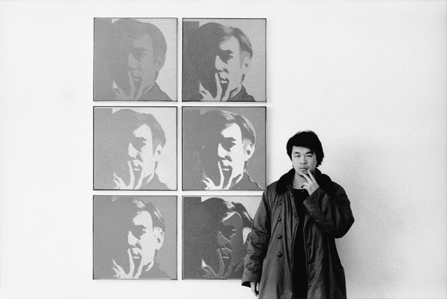 Ai Weiwei. At the Museum of Modern Art, 1987, from the New York Photographs series 1983–93. Silver gelatin photograph. Collection of Ai Weiwei. © Ai Weiwei.