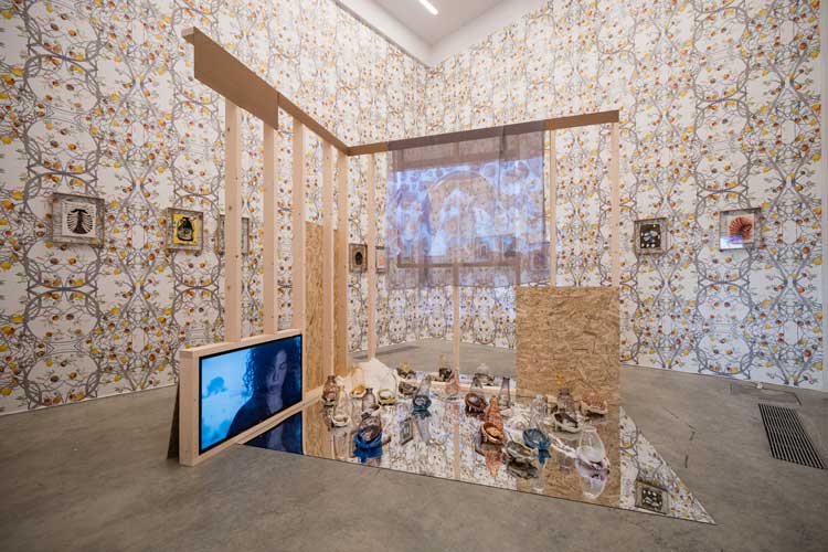 Mirna Bamieh, Sour Things: the Pantry, 2024. Multicomponent installation. Noordbrabants museum, 2024. Photo Jan-Kees Steenman.