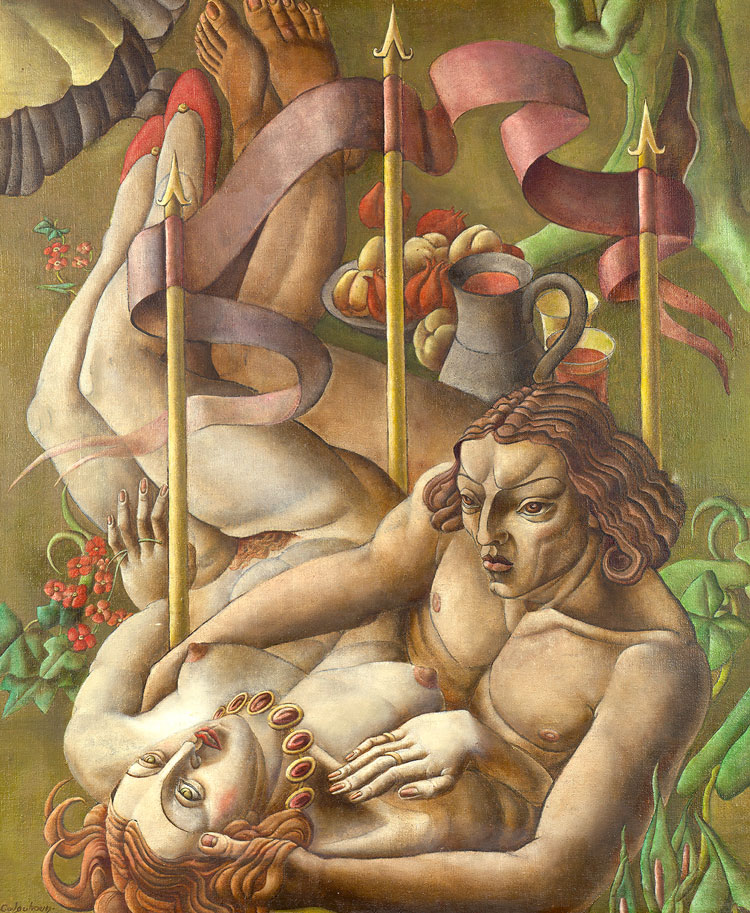 Ithell Colquhoun, Song of Songs, 1933. Oil on canvas. Courtesy of Lévy Gorvy Dayan.