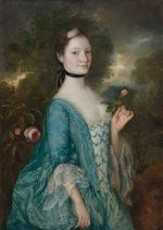 Thomas Gainsborough. Sarah Hodges, Later Lady Innes, c1759. Oil on canvas, 40 × 28 5/8 in (101.6 × 72.7 cm). The Frick Collection, New York. Photo: Michael Bodycomb.