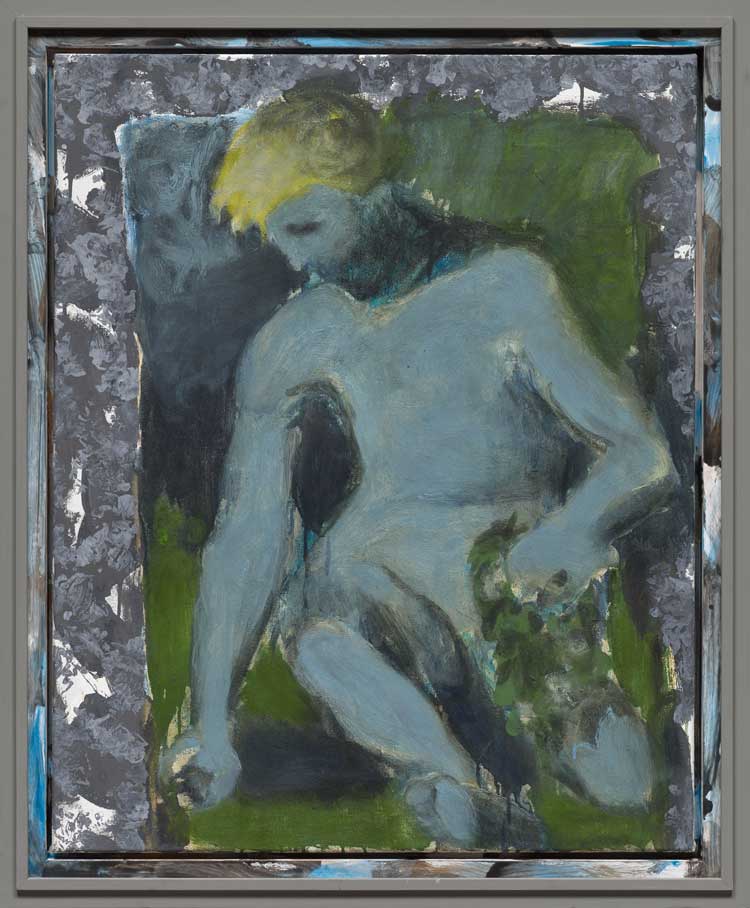 Markus Lüpertz. Narziss II (Narcissus II), 2016. Mixed media on canvas in artist