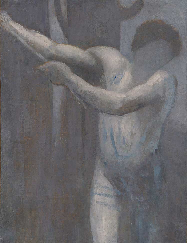 Pierre Puvis de Chavannes. Esquisse pour Le Bûcheron (Sketch for The Woodcutter), 1892. Oil on canvas, 35 x 27 cm (13 3/4 x 10 3/4 in). © The Estate of Pierre Puvis de Chavannes. Courtesy Michael Werner Gallery.