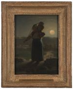 Jean-François Millet, A Milkmaid, about 1853. Oil on canvas. 32.5 x 24 cm. © The Henry Barber Trust, The Barber Institute of Fine Arts, University of Birmingham.