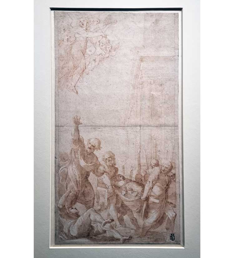 Ludovico Carracci. The Apostles Carrying the Body of The Virgin to the Tomb, 1605-09. Photo: Juliet Rix.