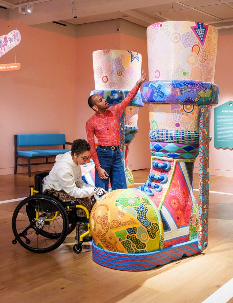Jason and the Adventure of 254 by Jason Wilsher-Mills at Wellcome Collection, London 2024. Photo: Benjamin Gilbert. Source: Commissioned by Wellcome Collection.